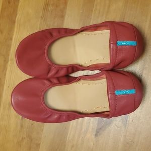 Tieks Ruby Red, size 9